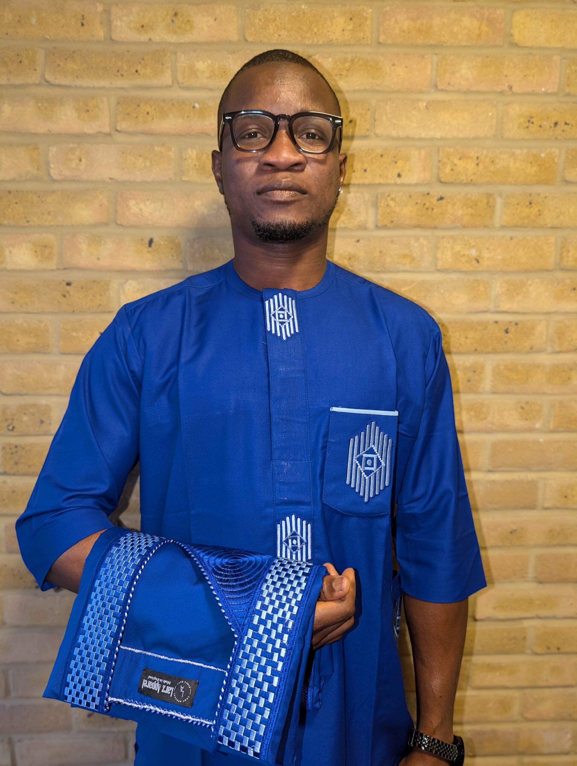 Blue Embroidered Agbada || 3 pcs || Royal Blue Embroidered Agbada || 3 pcs || Royal product description