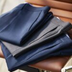Blue|| Gray || Navy Men's Trousers x 3pcs