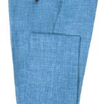 Teal Blue Custom Pants Trousers - With Break and Taper